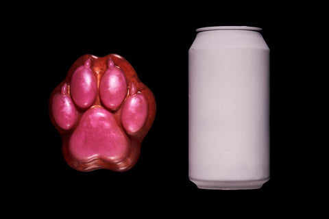 The Beans - Squishy Silicone Squishy Fidget Desk Toy Paw - Top View