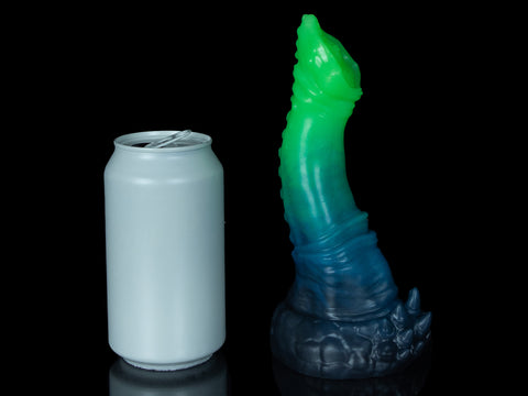 Triton - Small Size - Soft Firmness - Suction Cup Included - GITD + UV!