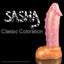 Sasha - Fantasy Barbed Feline Silicone Dildo - Classic Coloration