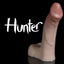 Hunter - Realistic Platinum Silicone Dildo
