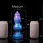 Rover - Fantasy Knotted Canine Silicone Dildo - Dimensions