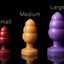 Rover's Toy - Platinum Silicone Vaginal and Butt Plug Sizes