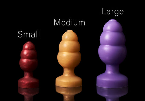 Rover's Toy - Platinum Silicone Vaginal and Butt Plug Sizes
