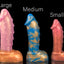 Sasha - Fantasy Barbed Feline Silicone Dildo - Sizes