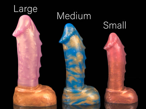 Sasha - Fantasy Barbed Feline Silicone Dildo - Sizes