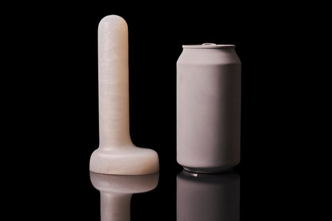The Classic - Minimalistic Platinum Silicone Dildo - Size